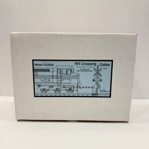 VCS Realroad G Scale Railroad Crossing Gate With Synchronous Bell XG2000